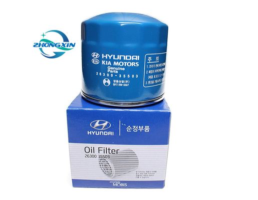 현대 CEED 자동차 장착기 금속 오일 필터 26300-35503 2630035503 2630035500 효율성
